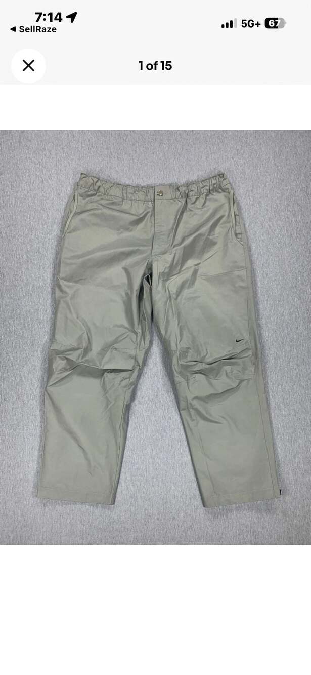 Nike Tech Woven Utility Shell pants. Light Army Green [HJ0647-320] NEW
